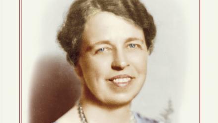 Detail of book cover Our Eleanor: A Scrapbook Look at Eleanor Roosevelt's Remarkable Life