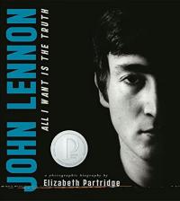 Portrait of John Lennon in shadow