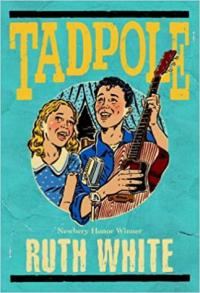 Appalachian teen girl with boy playing guitar