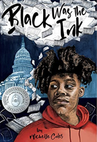 Young African American boy looking off with the Capital building in the background