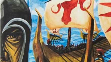 Detail from book cover The Odyssey by Homer