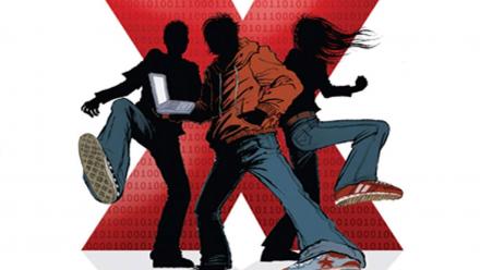 Detail from book cover Little Brother