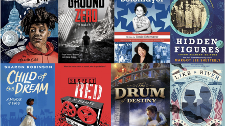 Book covers of GAF winners since 2015