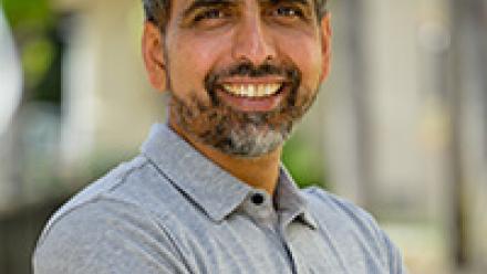 head shot of Sal Khan, founder of The Khan Academy