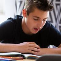 High school student struggling with reading