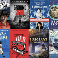 Book covers of GAF winners since 2015