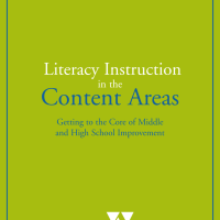 Front cover of Literacy Instruction in the Content Areas research report